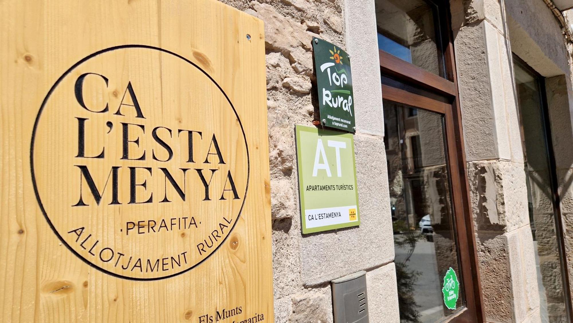 Ca L'Estamenya Pensionat Perafita Exteriör bild